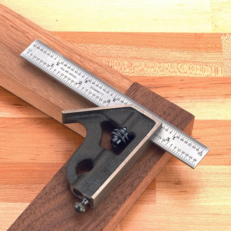 Combination Square with Square Head - Size:6"